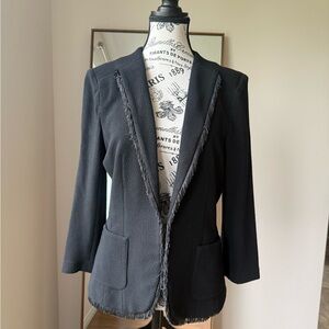 Iris Setlakwe Textured Black Blazer